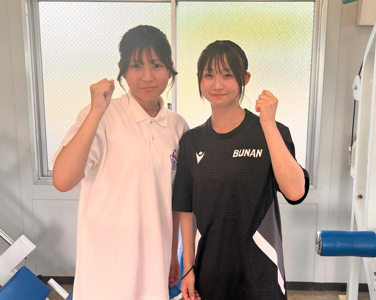 武南】チームを支えるマネージャーコンビ・荷見樹里と渋田紗羽が感じる