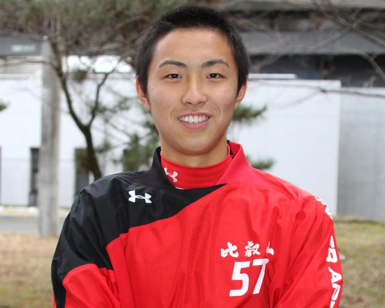 比叡山高校のFW奥山大輔が気になるのは守山北高校の三田尻知輝