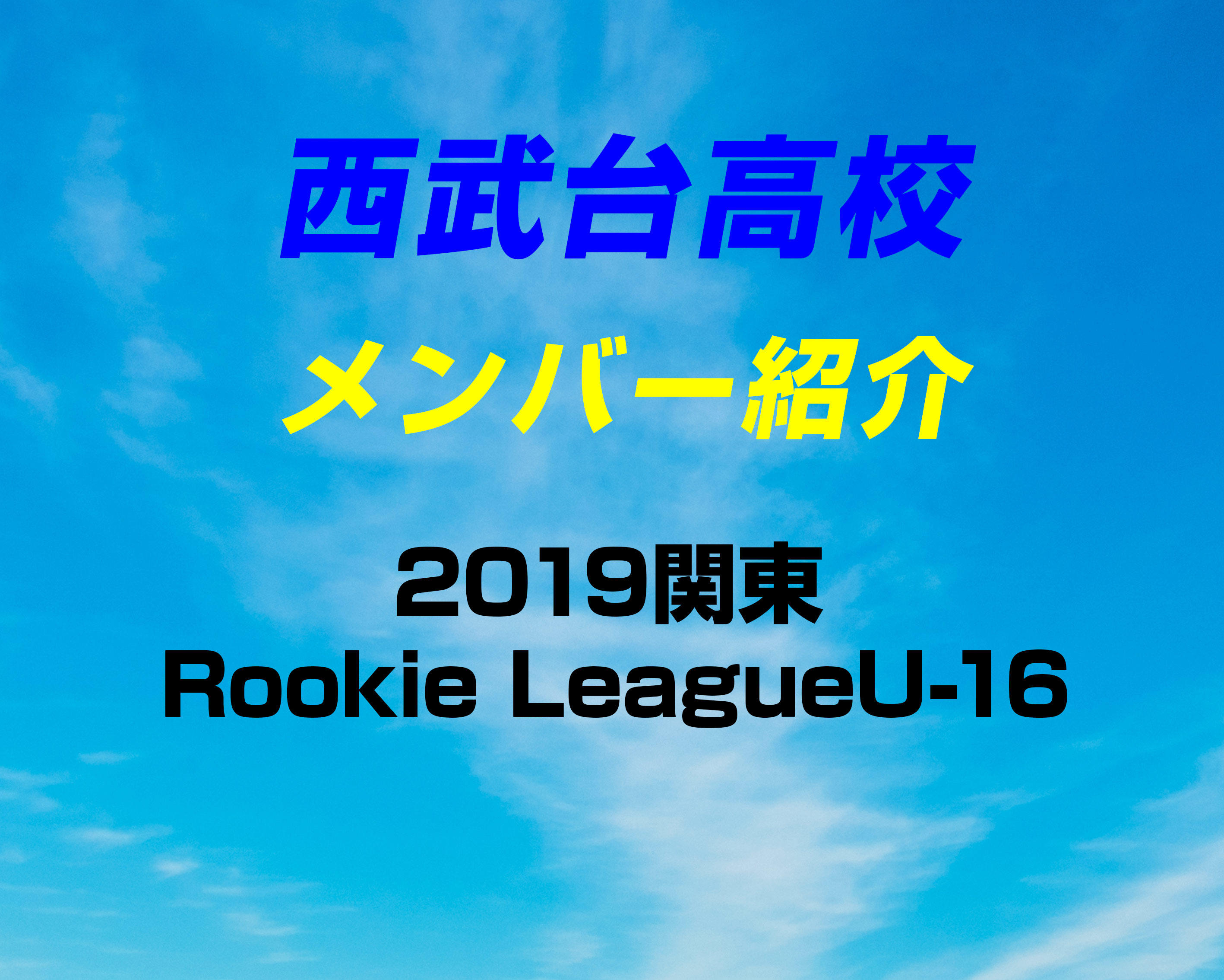 埼玉の強豪 西武台高校サッカー部のメンバー紹介 19関東rookie Leagueu 16 ヤンサカ